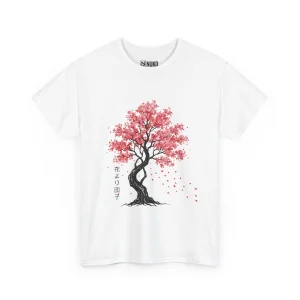 T-shirt z nadrukiem Sakura Tree